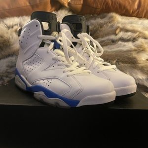 Mens Jordan 6 Retro Sport Blue ( 2014 ) sz 11